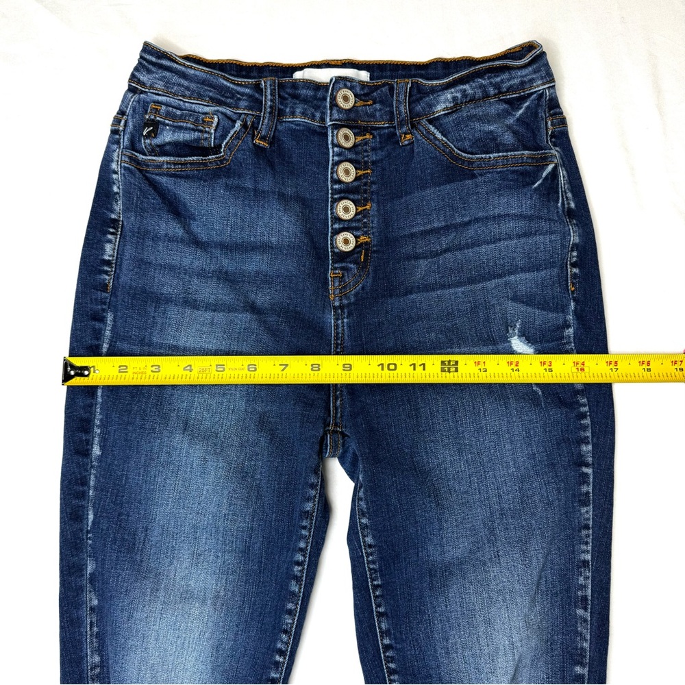 KanCan Estilo High Rise Button Fly Skinny Jeans Women’s Size 27 Distressed - Picture 13 of 17